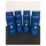 4 new bottles of Harry's two in one shampoo and