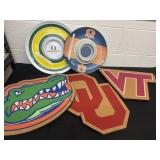 2 chip and dip trays with Cork board signs