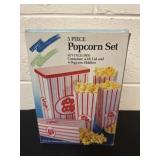 New 5pc popcorn set