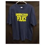 Size extra large undercover police t-shirt