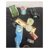 Group of fishing items