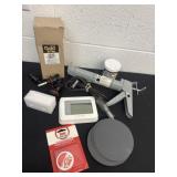 Filter, silicone grease with gun and spark plug