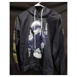 Size small polyester anime hoodie
