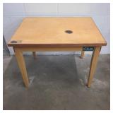 32X24 Small wood table