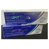 2 new bright white tooth paste
