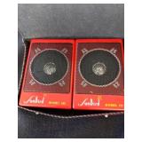 Vintage red sunburn model 101 portable radio