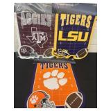 3 new college green tigers and aggies door decor