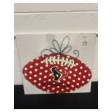 Metal Houston Texas football wall decor