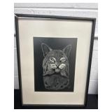 20x15 Bobcat Artwork Signed