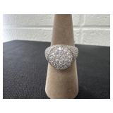 cluster of moissanite stones Ring size 9.5