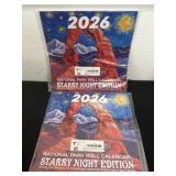 2 New 2026 National Park Wall Calendars Starry