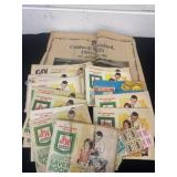 Vintage green stamps books and antique Caldwell