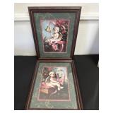 Two 13x15 Decorative Baby Prints