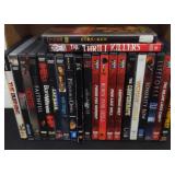 Group of DVDs