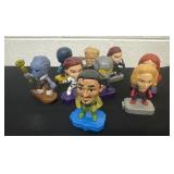 Group of marvel toys