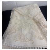 Lace table cloth 58ï¿½ round