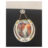 11ï¿½ the duke John Wayne horseshoe decor