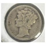 1944 Mercury Dime
