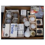 Large group of light bulbs