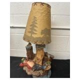 Cute fisherman lamp, 22 inches