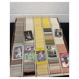 Large box of baseball cards