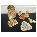 Group of cherished teddy bear figurines