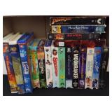 Group of VHS tapes