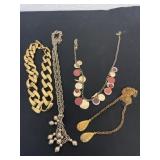 4 necklaces