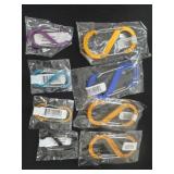 S-shaped carabiner clips Big and small