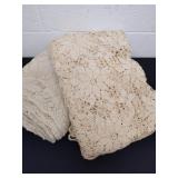 Two lace tablecloths