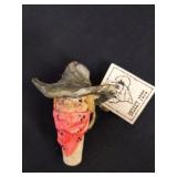 Vintage sneaky Pete character bottle stopper made