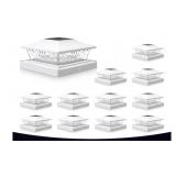 New 12 pack solar post lights