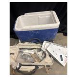 Cooler with paint tools