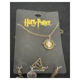 Harry pottery necklace with charms