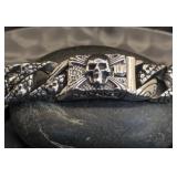 Gothic Skull Stainless Steel Bracelet: Heavy