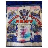 17 x 18 inch Vintage United States army pillow
