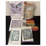 Group of patterns and knit socks