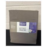 New microfiber sheet set size king