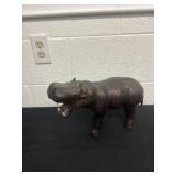 12ï¿½ leather hippo