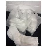 Large Group of new white socks