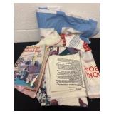 Group of fabric pieces