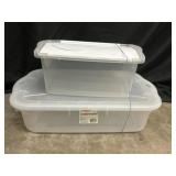 2 Misc Storage Totes