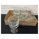 6ï¿½ wine or water glasses,  very heavy