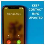 PLEASE MAKE SURE TO UPDATE CONTACT INFO