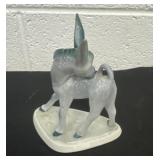 6ï¿½ VINTAGE ZSOLNAY HUNGARY PORCELAIN DONKEY