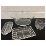 Mse bow and Angel dish and candy dish and butter