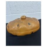 Covered potato dish 11.5ï¿½ has small chips