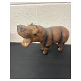8ï¿½ leather wrapped hippo