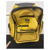 Yellow hi pak rolling back pack