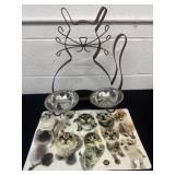 17ï¿½ metal cat dish with Mat